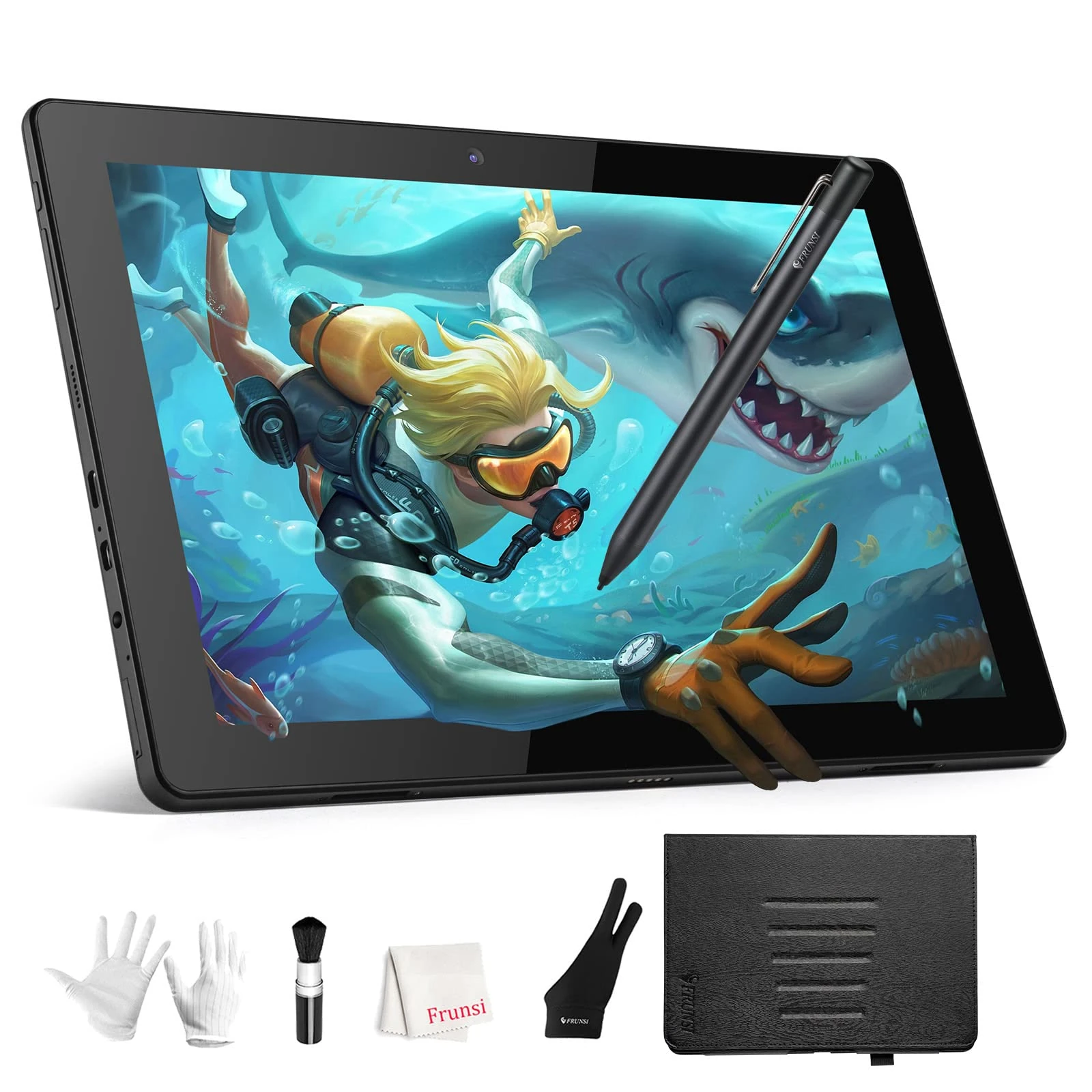 FRUNSI RubensTab T11Pro 10.1 Inch Standalone Drawing Tablet No Computer Needed with Stylus Pen,Octa-Core CPU,Pre-Installed Sketchbook & Flipaclip -Best Gift for Beginner Digital Graphic Artis