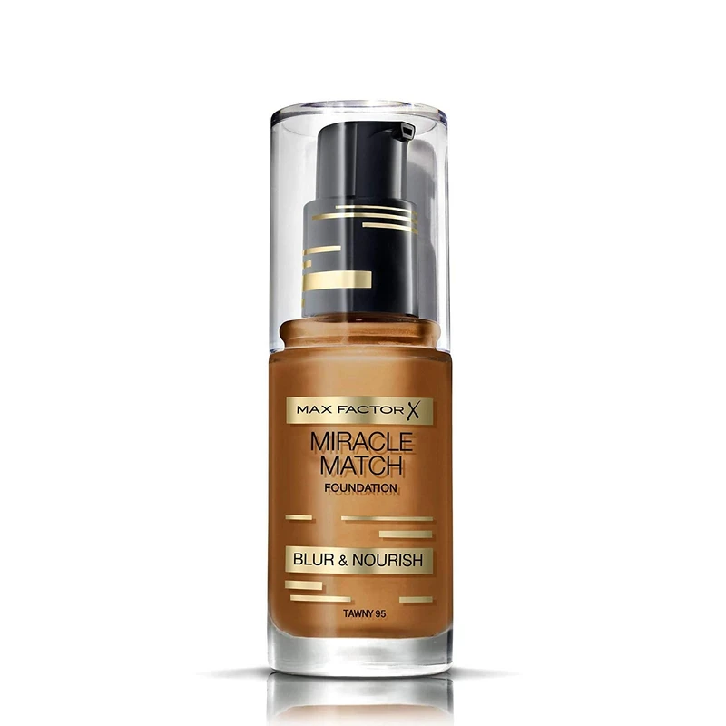 Three Pack Max Factor Foundation Miracle Match 3x30ml Tawny 95