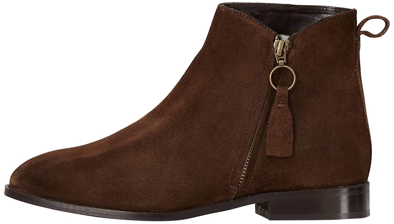 FIND Zip Leather, Women’s Ankle boots, Brown, 6 UK (39 EU)