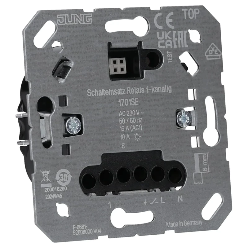 Jung 1701 SE Mechanism A Relay Switch, 1 Channel
