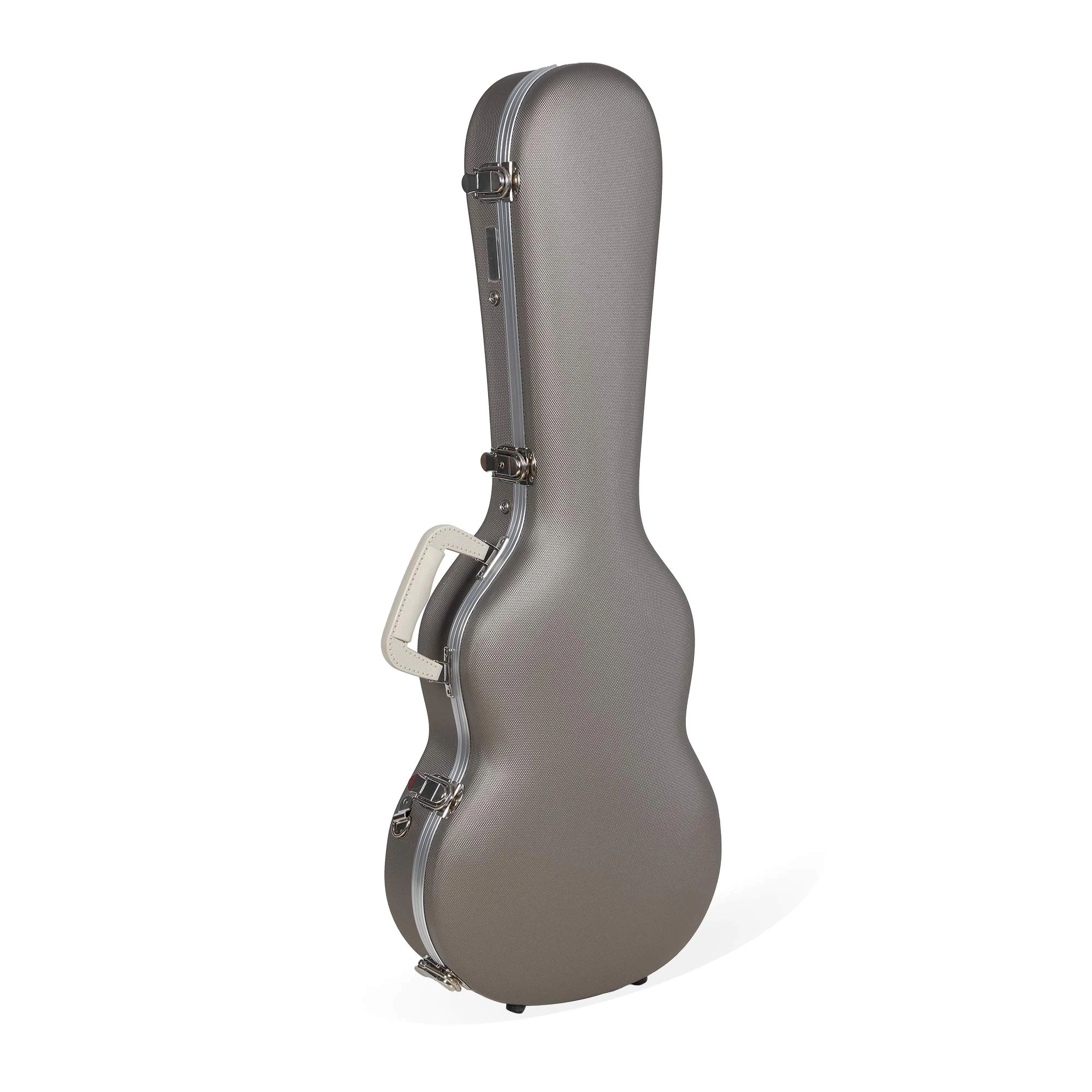 Crossrock Baritone Ukulele Case With Backpack Straps in Champagne (CRA800BUCH), ABS Molded