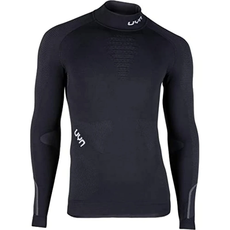 UYN U100034 Ambityon Uw Lg_Sl. Turtle Neck T-Shirt Men's Blackboard/Black/White XXL