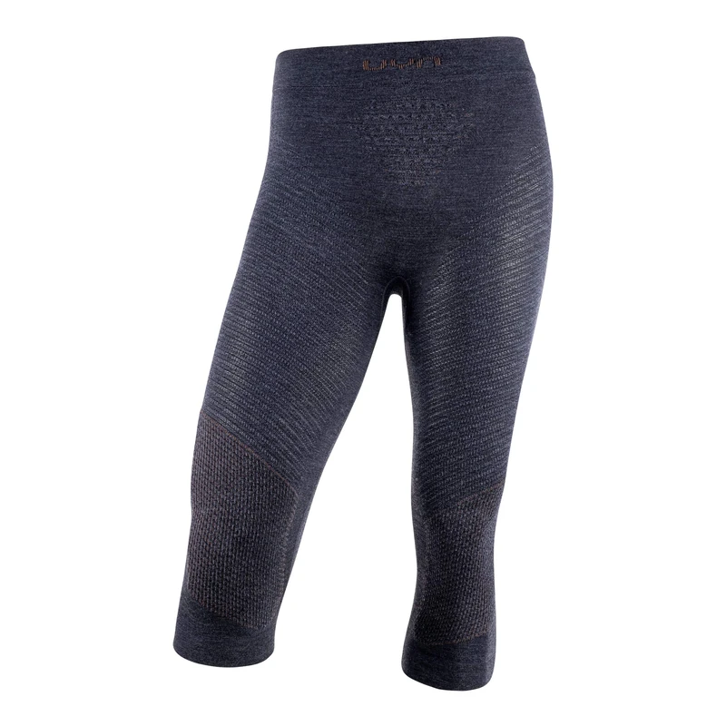 UYN Man Fusyon Cashmere Uw Pants Medium Pant - Grey Rock/Brown, Small/Medium
