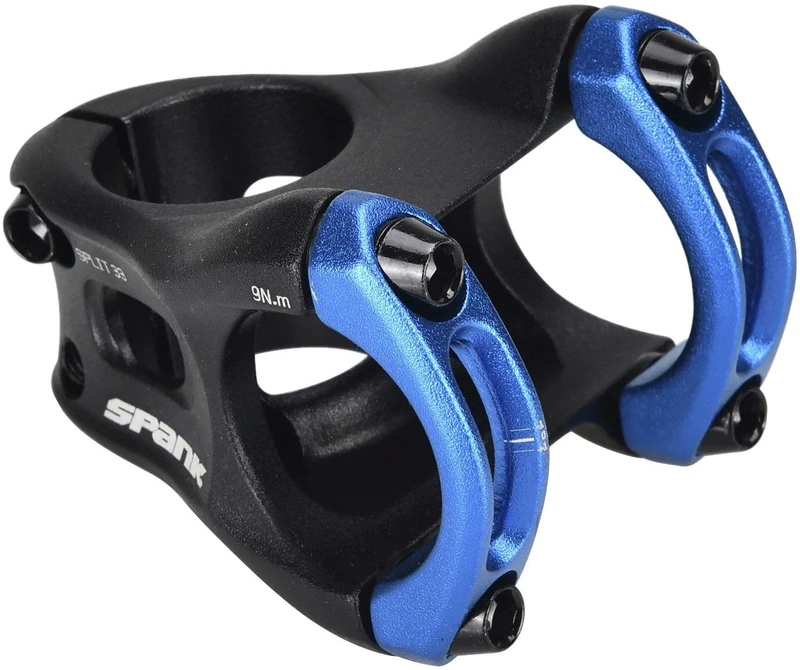 Spank Split Stem MTB/MTB Unisex Adult Stem, Blue, 50 mm