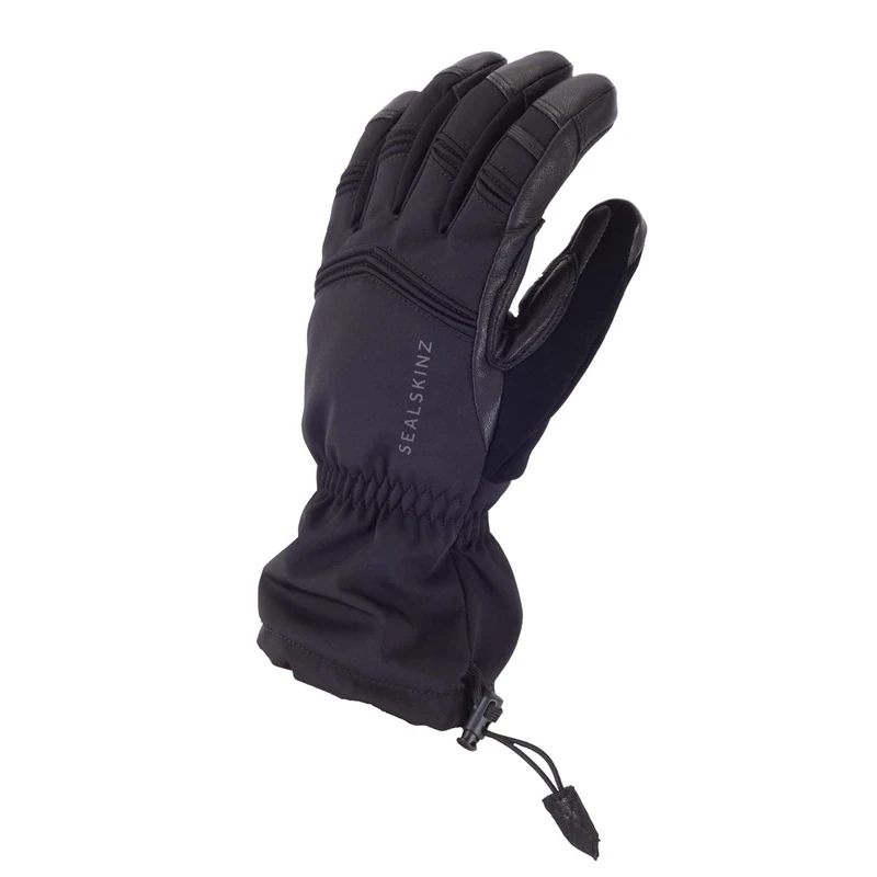 SEALSKINZ | Southery |Unisex Waterproof Extreme Cold Weather Goatskin Leather Gauntlet | Skiing, Winter Cycling, Work | Pre-Curved Fingers for Dexterity