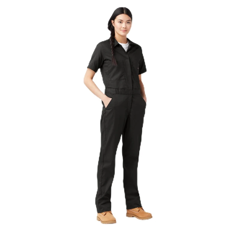 Dickies, Women's, SS FLEX COVERALL, BLACK, XL