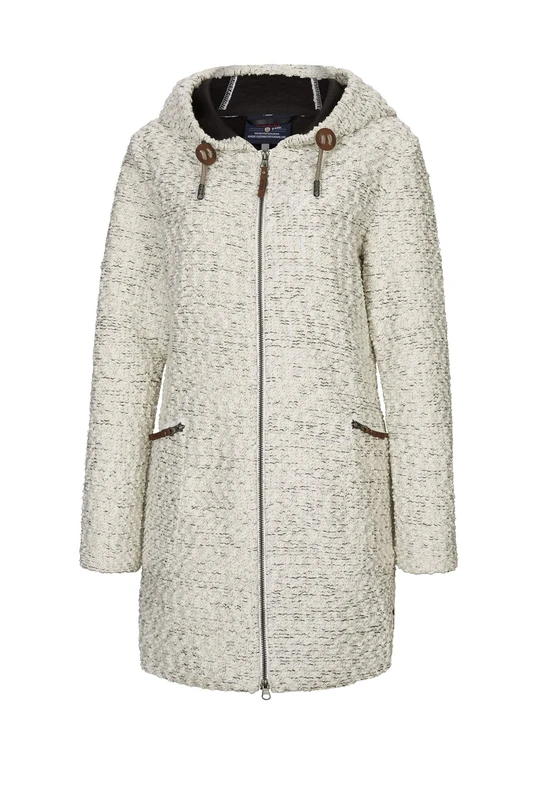 G.I.G.A. DX Women's Roshana Knitted Parka/Knitted Coat/Parka in Knitted Look with Hood