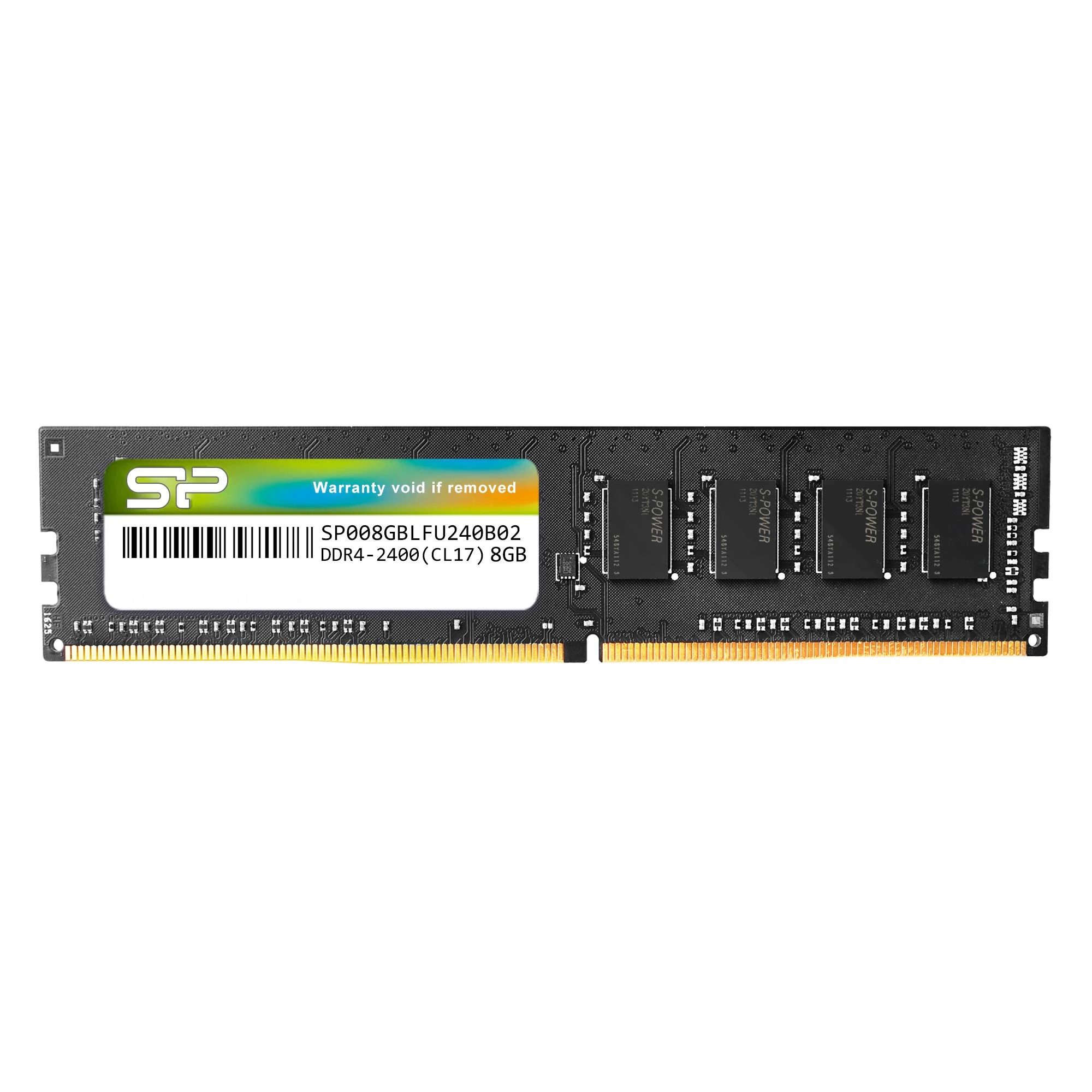 Silicon Power 8GB-DDR4-RAM-2400MHz (PC4 19200) 288 Pin 1.2V CL17 Non ECC Unbuffered UDIMM-Desktop Memory