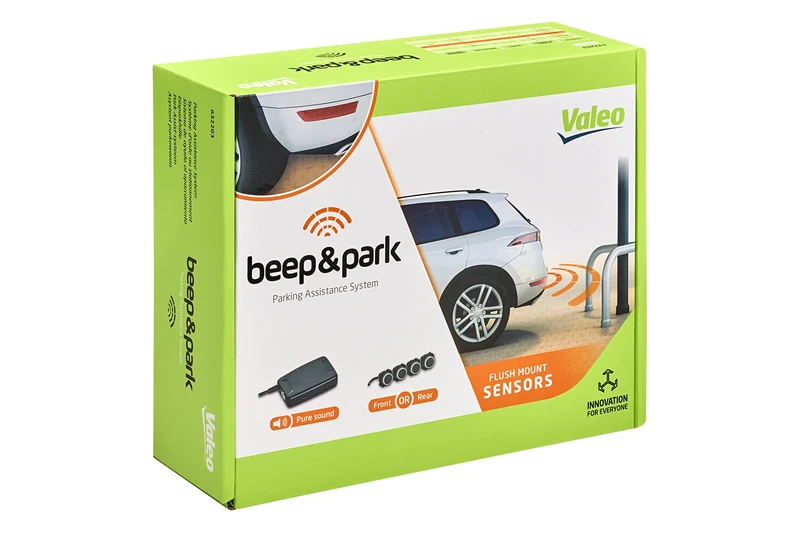 VALEO 632203 - Parking Assistance System - Beep&Park Kit: 4 Flush MountSensors + 1 Loudspeaker - Front or Rear Installation