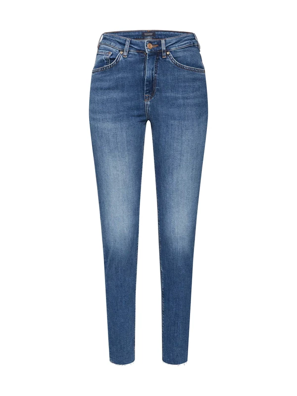 Scotch & Soda Maison Women's Haut Cropped-Blue Straight Jeans, Treasure 3347, 26W / 34L - Image 1