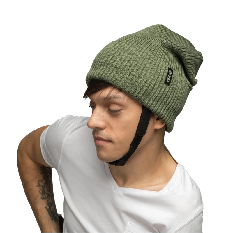 Ribcap Lenny Medical Grade Protective Helmet | Khaki | Small (Head Circumference 53-55 cm) | Soft Helmet for Epilepsy | Protective Helmet for Seizures | Fashionable and No Stigma - Image 1