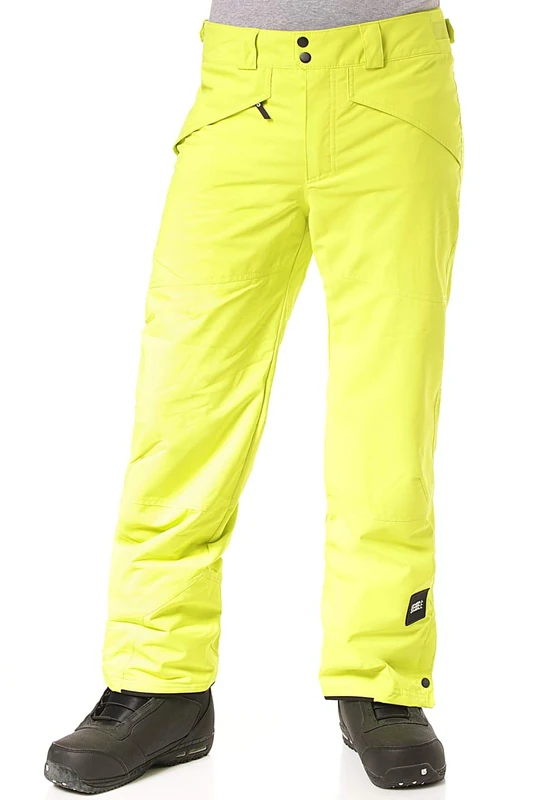 O'NEILL Men's PM Hammer Pants Snow, Lime Punch, L