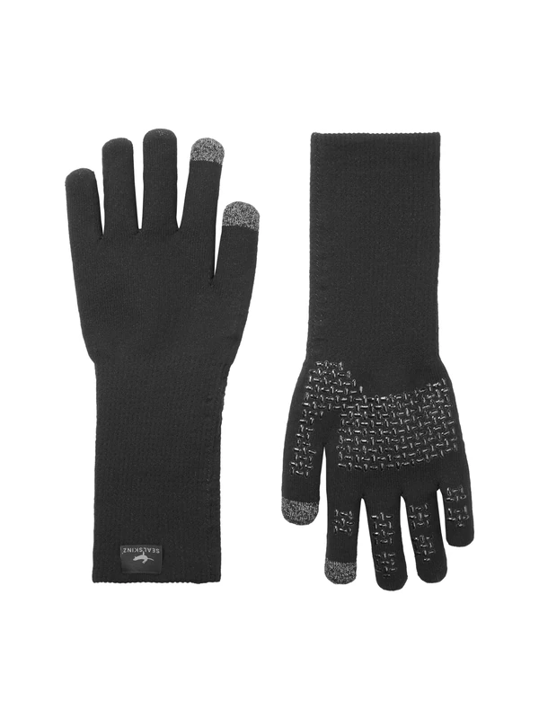SEALSKINZ | Skeyton | Waterproof Ultra Grip Knitted Gauntlet with Extended Sleeve | For Cold & Wet Weather