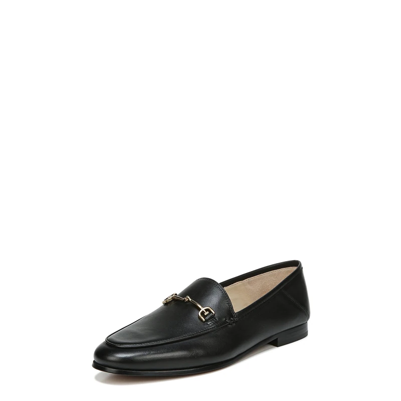 Sam Edelman Women's Loraine Loafer, Black Leather, 5.5 UK