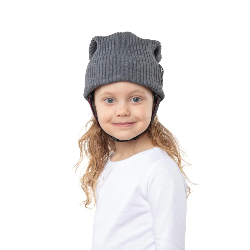 Ribcap Lenny Kids Medical Grade Protective Helmet | Grey | Midi | Padded Protective Helmet for Children | Epilepsy Seizure Helmet | Fashionable and No Stigma