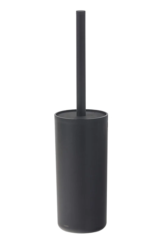 Tiger Urban Toilet Brush and Holder, Stainless Steel, Black, 9.3 x 38.6 x 9.3 cm