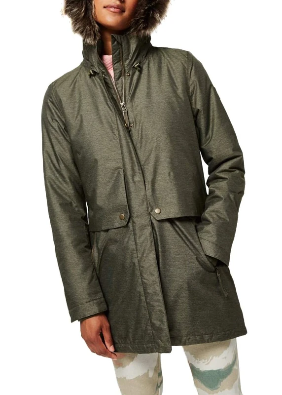 O'Neill Women's LW JOURNEY PARKA Jackets, Forest Night, Small