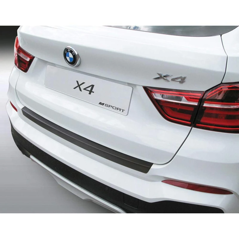 RGM ABS Rear bumper protector compatible with BMW X4 F26 'M' Sport 2014-2018 Black