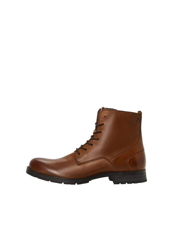 JACK & JONES Jfworca Leather Cognac 19 STS, Men’s Classic Boots, Brown, 8 UK (42 EU)