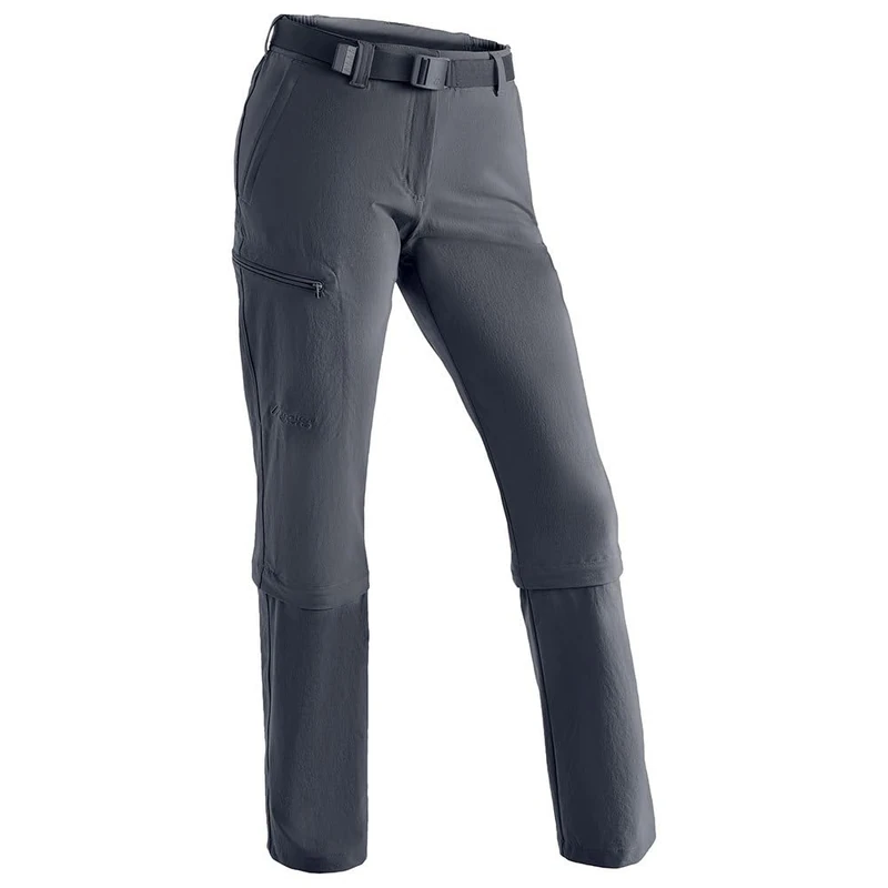 maier sports Women's Arolla Hiking Trousers, Zip-Off Outdoor Pants, Breathable Trekking Trousers with Detachable Legs