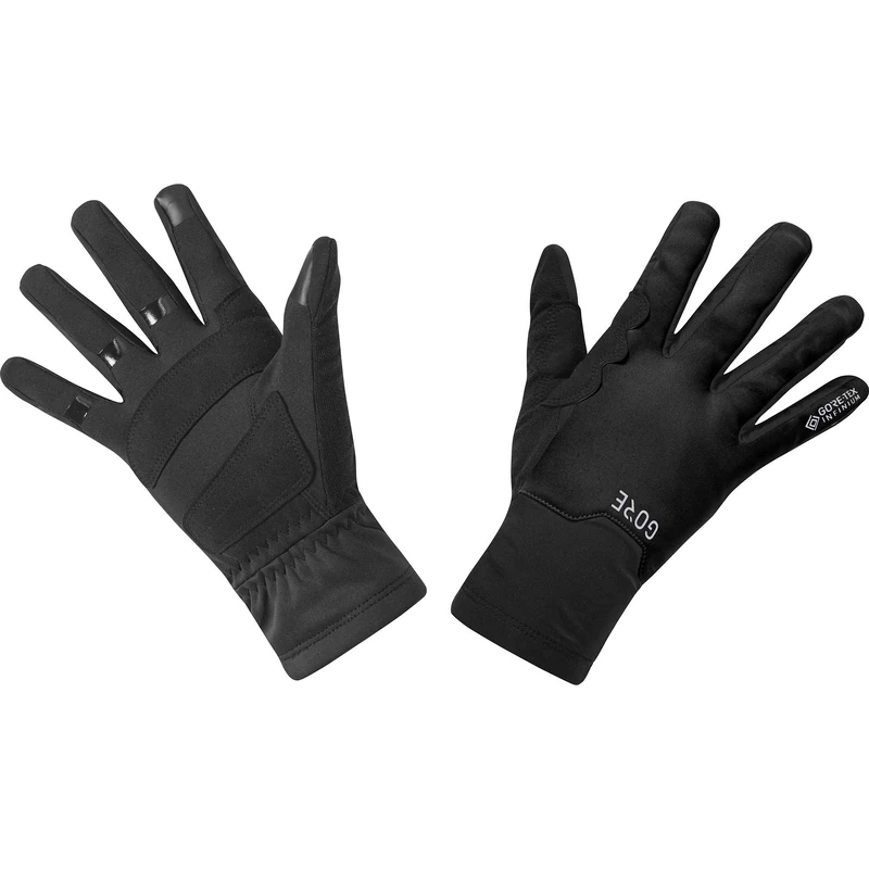 GOREWEAR M WINDSTOPPER Mid Gloves, Black, 7