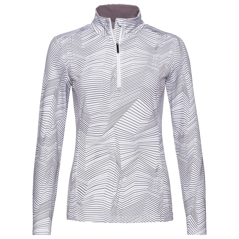 HEAD Women Bree Hz Midlayer - Zs White/Grey, x Large