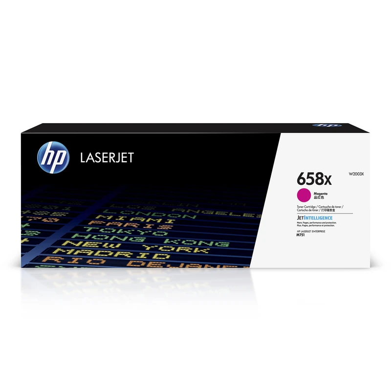 HP W2003X 658X High Yield Original LaserJet Toner Cartridge, Magenta, Single Pack