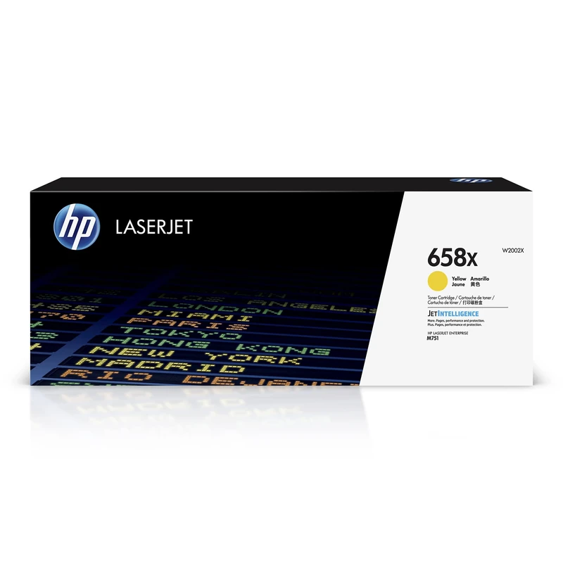 HP 658X - High capacity - yellow - original - LaserJet - toner cartridge (W2002X) - for Color LaserJet Enterprise M751dn, M751n