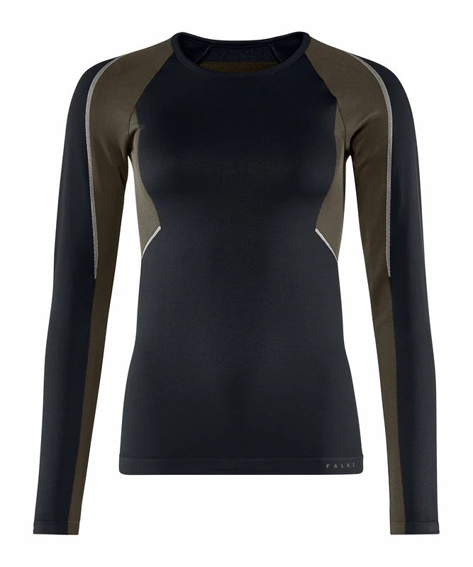 FALKE Longsleeve Dope Dyed Women's Longsleeve - Marine, X-Large