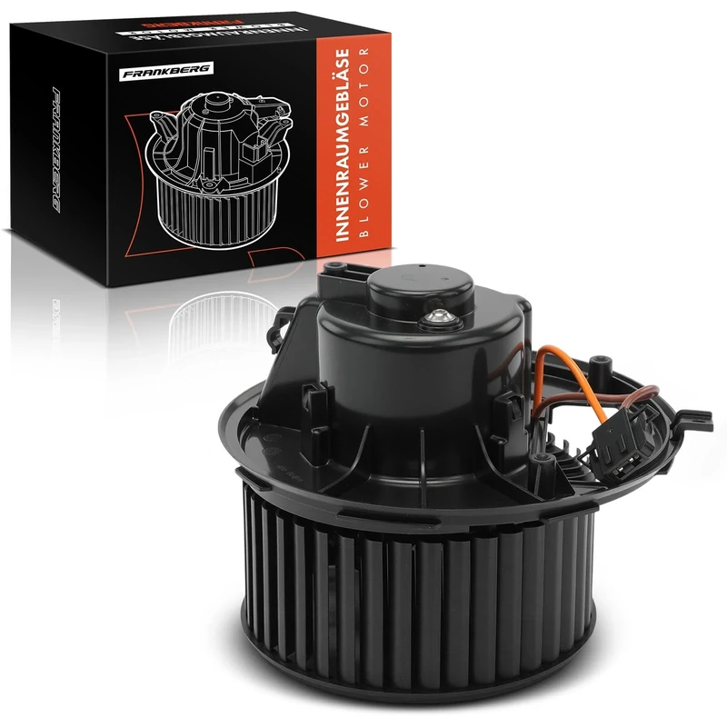 Frankberg Heater Blower Motor Fan Compatible with A3 2003-2013 M.e.g.a.n.e II 2005-2018 Leon 2005-2012 Golf 2003-2013 J.e.t.t.a 2005-2018 P.a.s.s.a.t 2007-2010