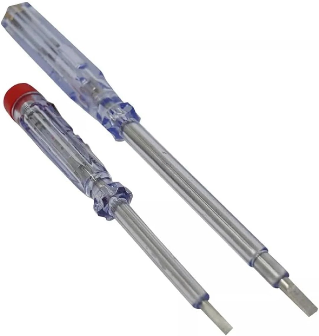 PaulStore 2PC Electrical Mains Voltage Tester Electricians Insulated Screwdriver