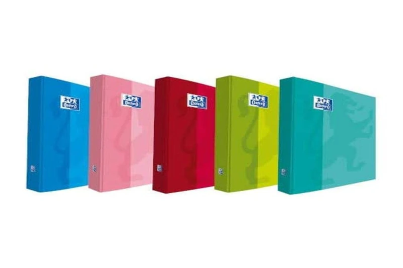 Oxford A4 folder - 4 rings, 40 mm, Assorted colors, 1 piece