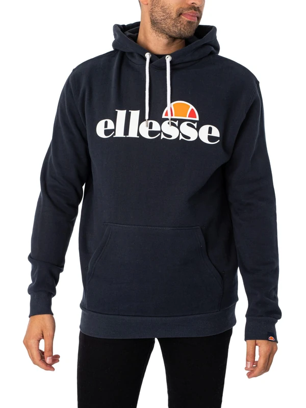 Ellesse Men's Gottero Hoody, Navy, S UK