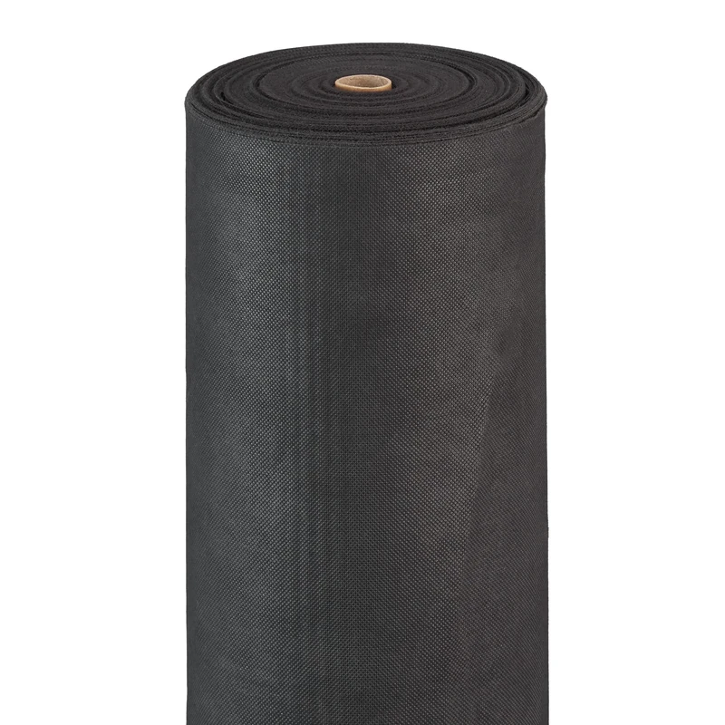 Relaxdays Weed Barrier Carpet, 50 g/m², Ground Protection Cover, Water-permeable, UV-resistant, Soil Carpet, 50 m, Black