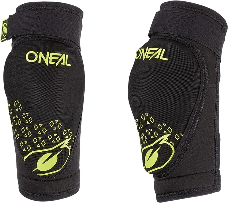 O'NEAL | Elbow Protector | BMX Mountainbike Downhill | Breathable Neoprene, Lightweight and Ultra Thin Construction, Abrasion Resistant Material | Dirt Elbow Guard | Adults | Black | Size XL
