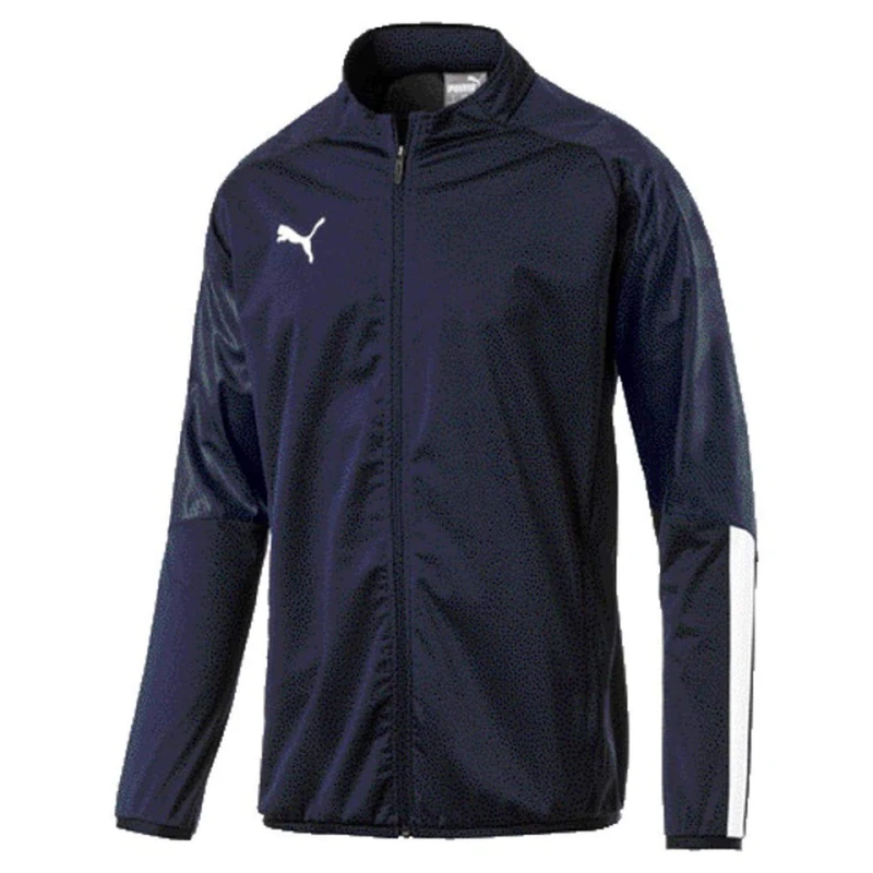 Puma Cup Sideline Jacket Woven Jacket - Peacoat-Electric Blue Lemonade-Puma White, XX-Large