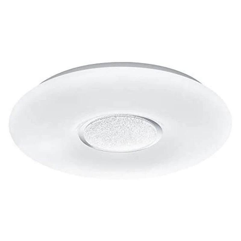 Reality Leuchten Akina R67541101 Ceiling Light Acrylic White Includes 21 Watt LED Brightness and Colour Adjustable Night Light Function Remote Control