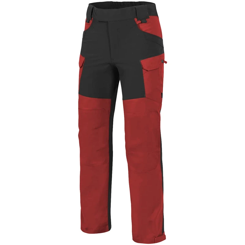 Helikon-Tex Men's Hybrid Outback Pants DuraCanvas Crimson Sky/Black Size 32W / 32L
