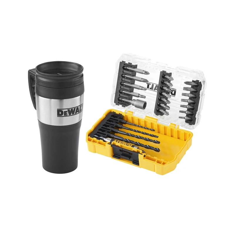 DEWALT 25PC DRILL DRIVE SET + MUG
