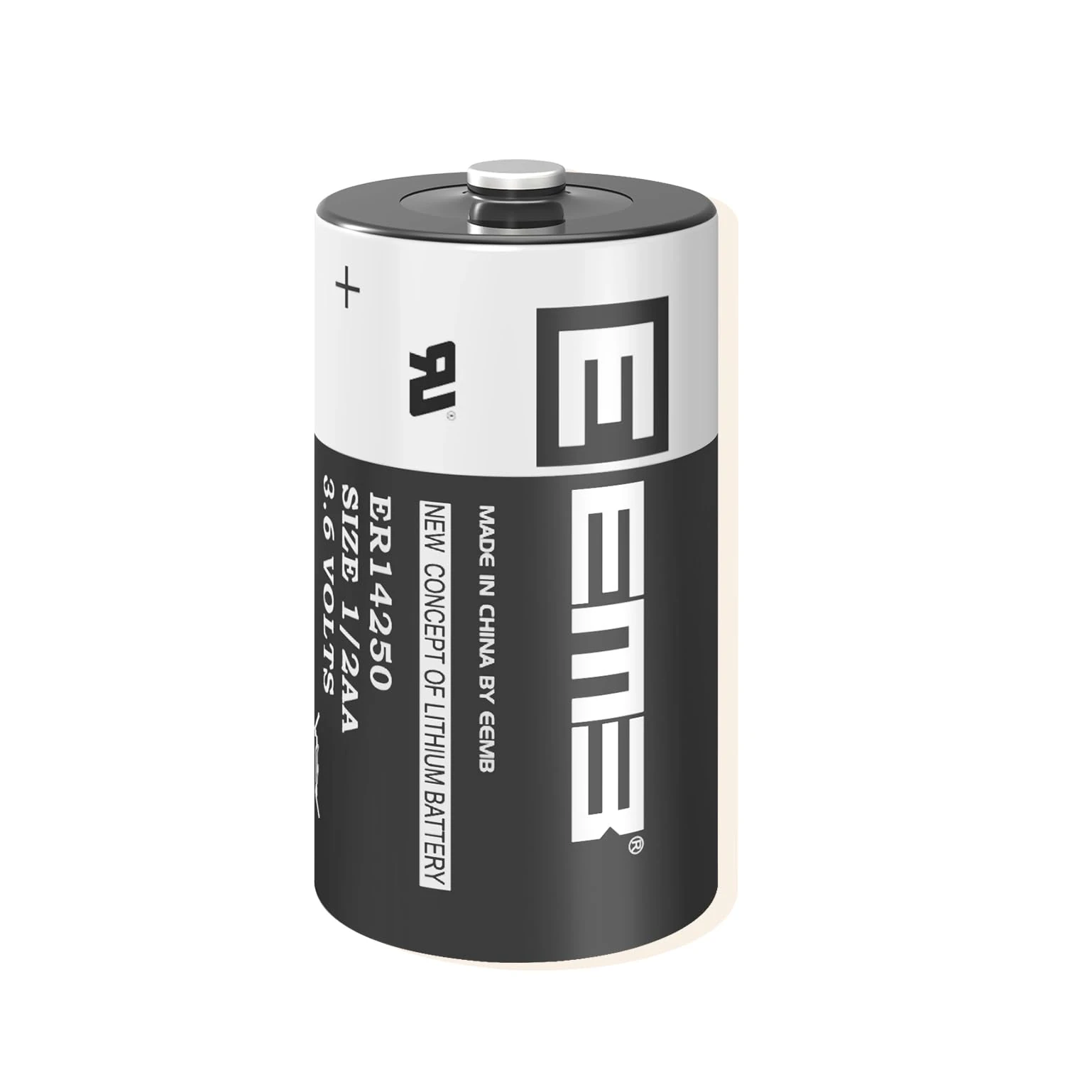 EEMB ER14250 LS14250 1/2AA 3.6V 1200mAh Lithium Battery half aa batteries Li-SOCL₂ Non-Rechargeable Battery for Dogwatch Dog Collar and Some of Movement Monitor/Home Security/Alarm System