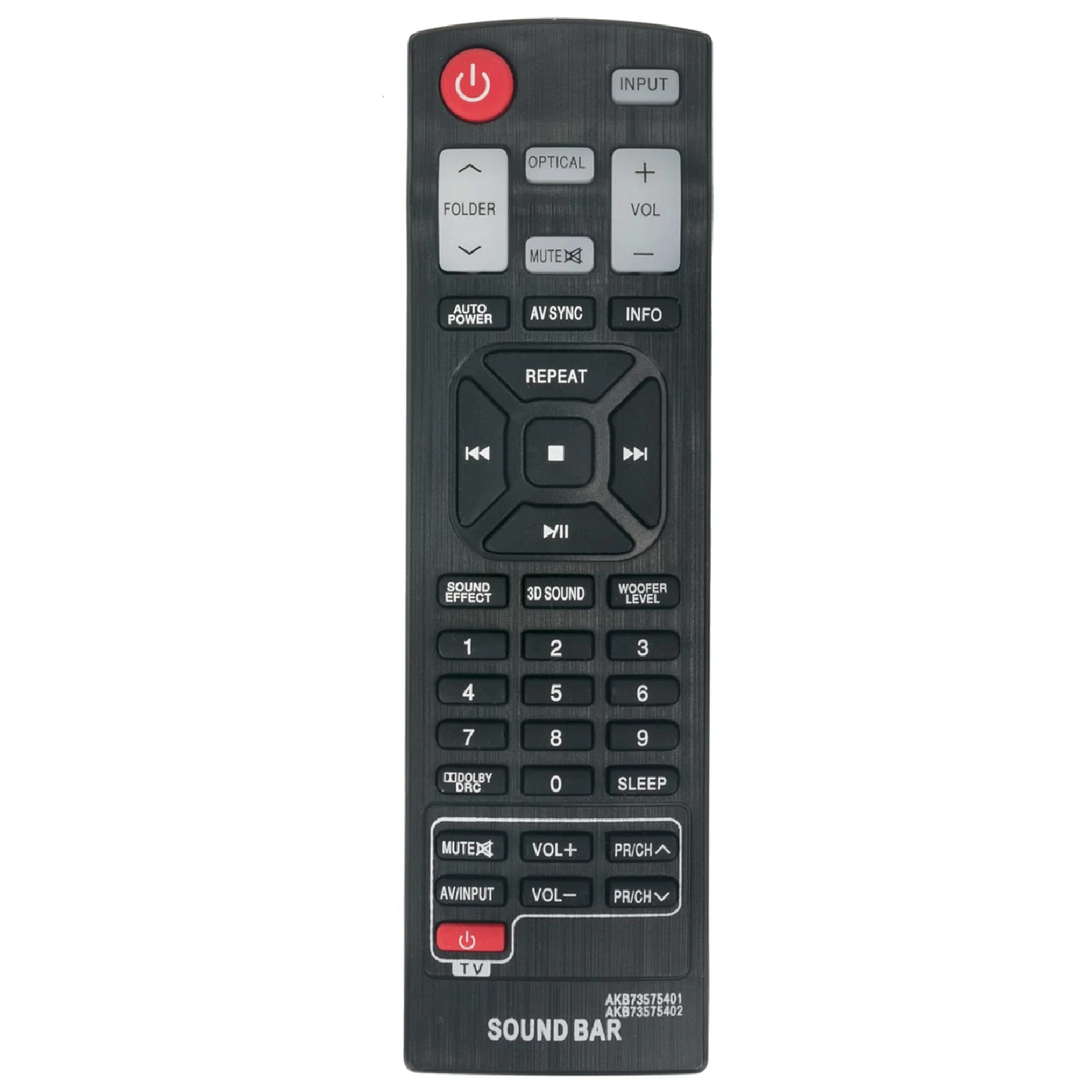 VINABTY AKB73575401 AKB73575402 Remote Control Compatible with LG Sound Bar NB5540 NB4540 NB3530A LAP440 Nb4542 NB3520A
