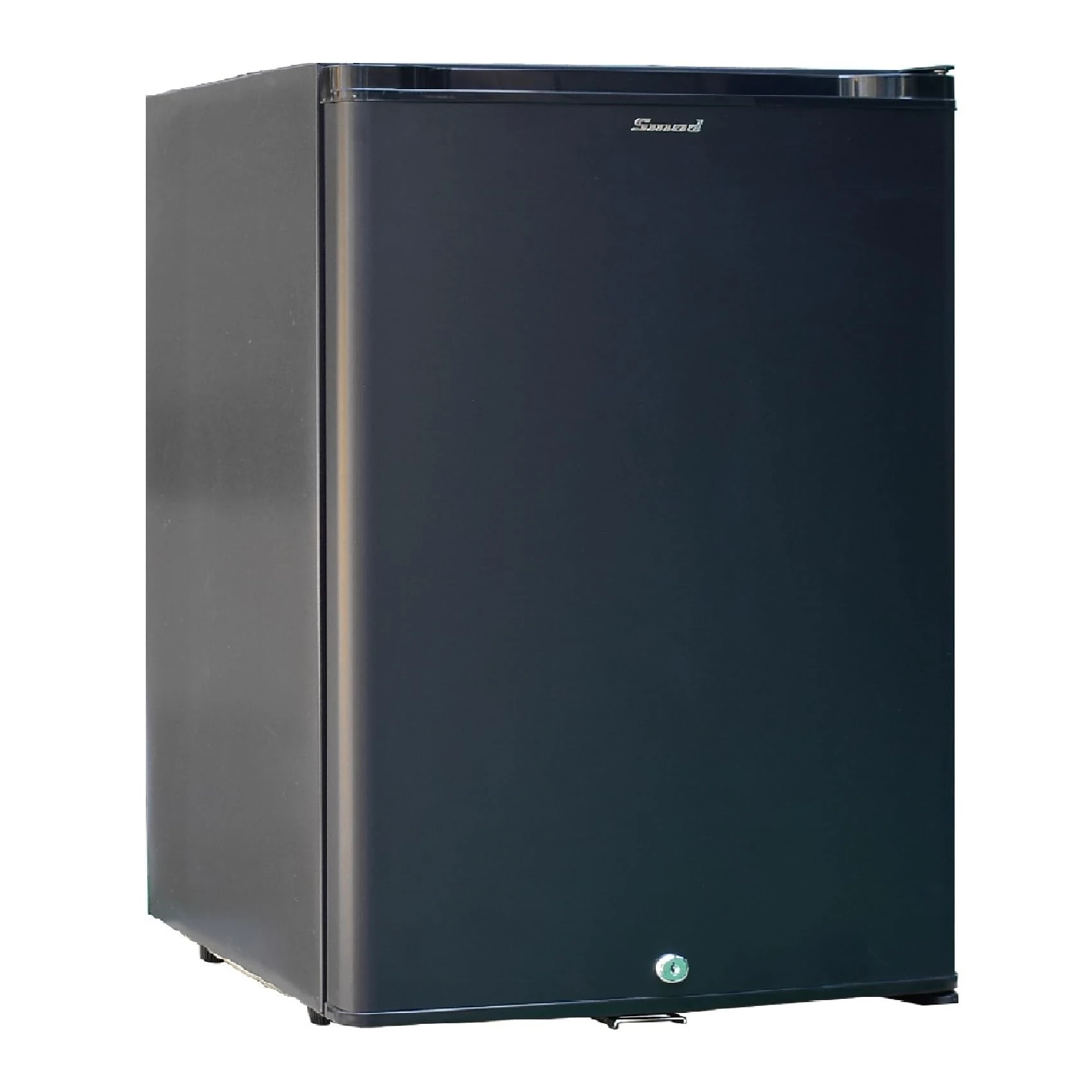 Smad 12v Fridge 40l, Campervan Fridge for RV Van Truck Camper Caravan, Quiet 12V Truck Refrigerator with Lock, 12v 240v，Black