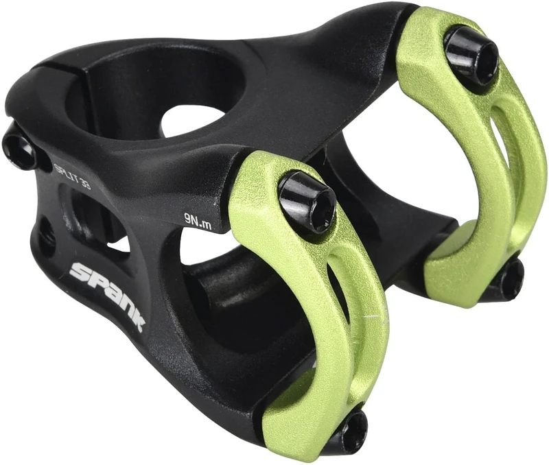 Spank Split Stem MTB/MTB Adult Unisex Stem, Green, 43 mm