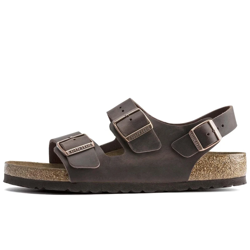 Birkenstock Milano, Men’s Sling Back Sandals, Brown (Habana Habana), 9.5 UK (44 EU)