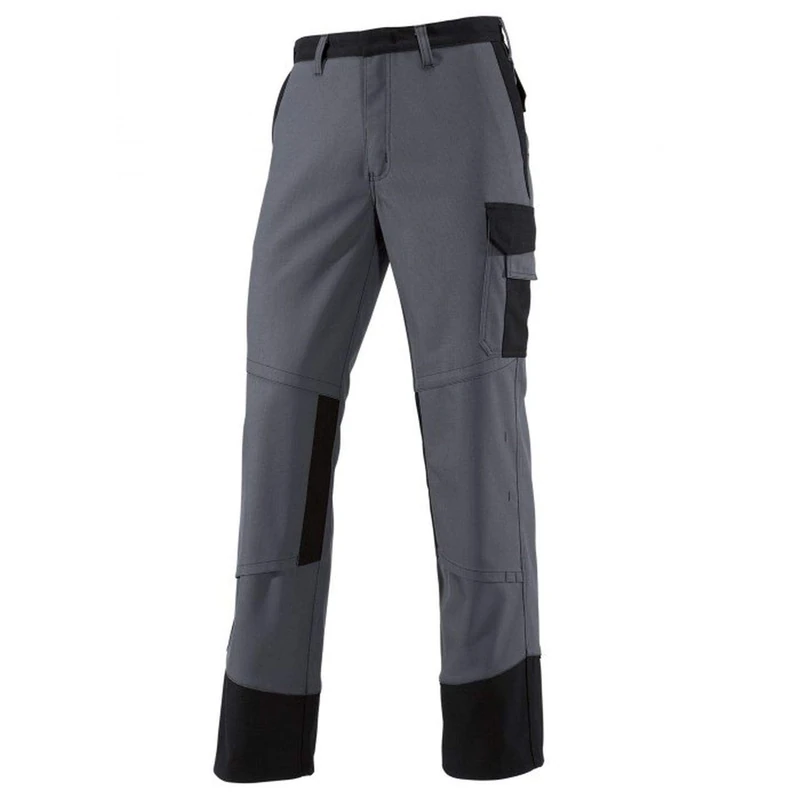 BP 1487-720-44 Bib & Brace, Stretch Braces With Clip Fastenings, 305,00 G/M², Reinforced Cotton, Sand, Size 30
