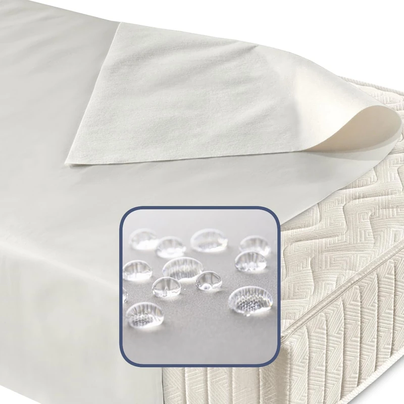 Casatex | Washable Sanitary Waterproof Bed - Tarpaulin Mattress Protector and Sofa Saver | Ideal for the Elderly, Children and Pets | Double Bed 100 x 180 cm