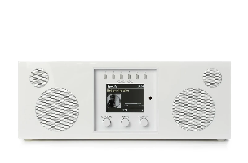 Como Audio Duetto Multi-Room Music System - Piano White - Image 1