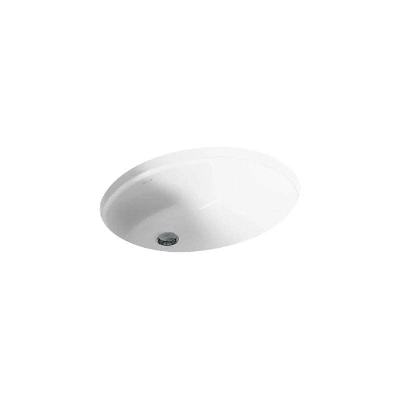 Kohler K-EC2210-0 Caxton Oval Bathroom Sink, White