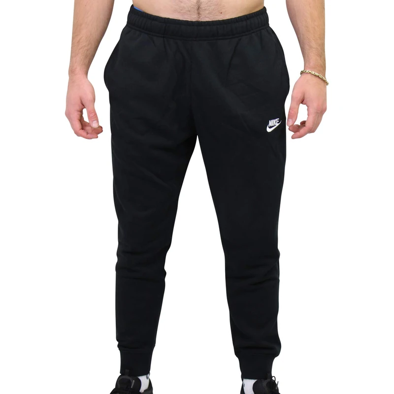 NIKE Men's M Nsw Club Jggr Ft Sport Trousers, Black/Black/(White), XXL UK