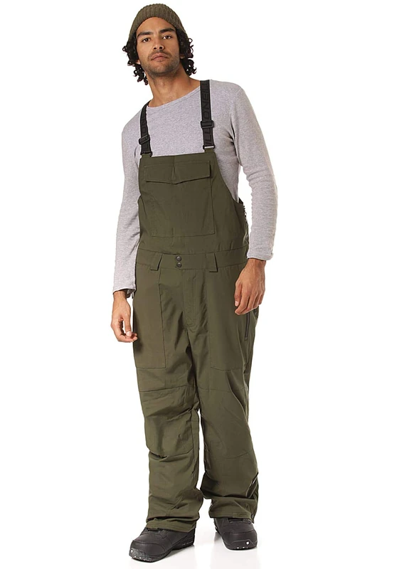 O'Neill Pm Shred Men's Bib Snow Pants, Men, 9P3010, Forest Night, XS - Image 1
